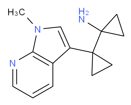 1-(1-{1-methyl-1H-pyrrolo[2,3-b]pyridin-3-yl}cyclopropyl)cyclopropan-1-amine