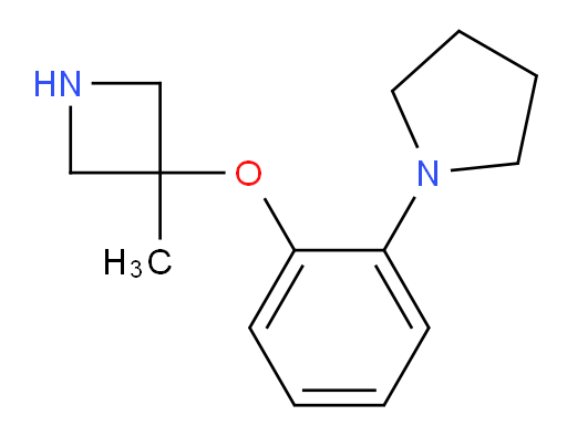 1-{2-[(3-methylazetidin-3-yl)oxy]phenyl}pyrrolidine