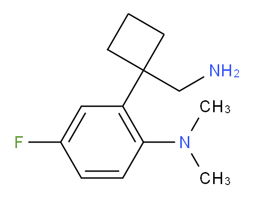 2-[1-(aminomethyl)cyclobutyl]-4-fluoro-N,N-dimethylaniline