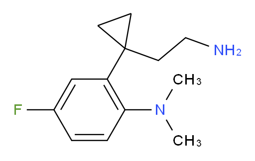 2-[1-(2-aminoethyl)cyclopropyl]-4-fluoro-N,N-dimethylaniline