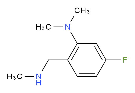 5-fluoro-N,N-dimethyl-2-[(methylamino)methyl]aniline