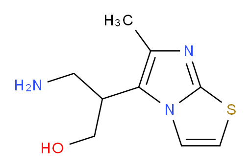3-amino-2-{6-methylimidazo[2,1-b][1,3]thiazol-5-yl}propan-1-ol