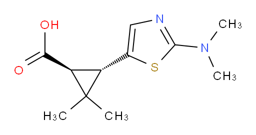 rac-(1R,3R)-3-[2-(dimethylamino)-1,3-thiazol-5-yl]-2,2-dimethylcyclopropane-1-carboxylic acid