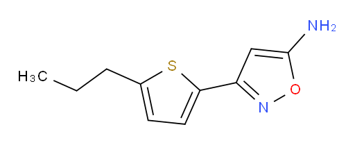 3-(5-propylthiophen-2-yl)-1,2-oxazol-5-amine