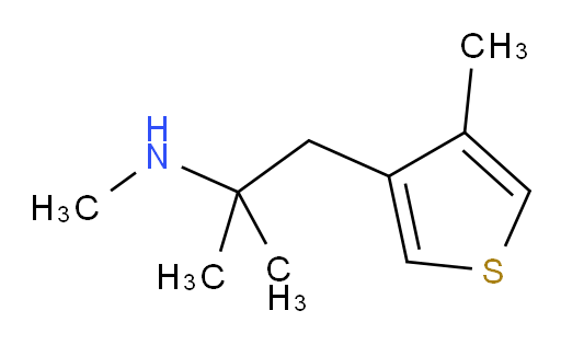 methyl[2-methyl-1-(4-methylthiophen-3-yl)propan-2-yl]amine