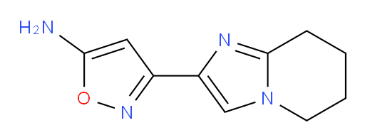 3-{5H,6H,7H,8H-imidazo[1,2-a]pyridin-2-yl}-1,2-oxazol-5-amine