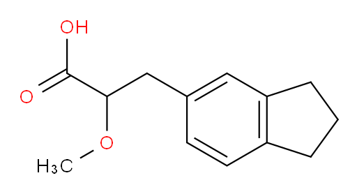 3-(2,3-dihydro-1H-inden-5-yl)-2-methoxypropanoic acid
