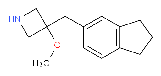 3-[(2,3-dihydro-1H-inden-5-yl)methyl]-3-methoxyazetidine