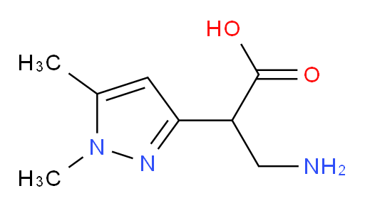 3-amino-2-(1,5-dimethyl-1H-pyrazol-3-yl)propanoic acid
