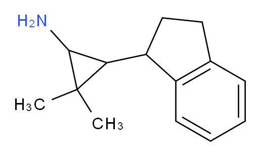3-(2,3-dihydro-1H-inden-1-yl)-2,2-dimethylcyclopropan-1-amine