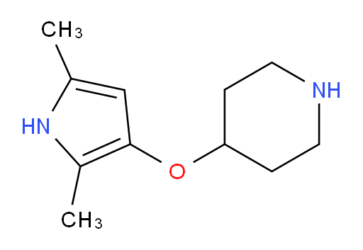 4-[(2,5-dimethyl-1H-pyrrol-3-yl)oxy]piperidine
