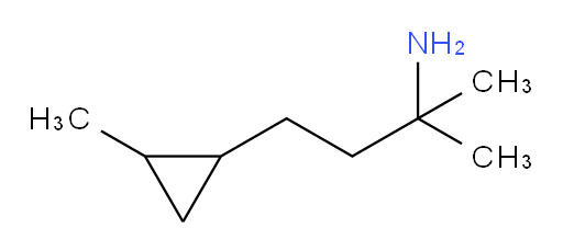 2-methyl-4-(2-methylcyclopropyl)butan-2-amine