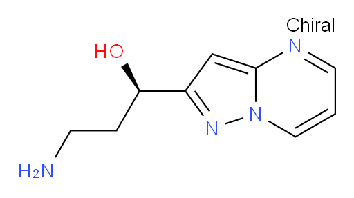(1R)-3-amino-1-{pyrazolo[1,5-a]pyrimidin-2-yl}propan-1-ol