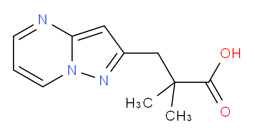 2,2-dimethyl-3-{pyrazolo[1,5-a]pyrimidin-2-yl}propanoic acid