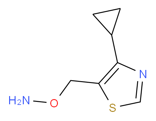 O-[(4-cyclopropyl-1,3-thiazol-5-yl)methyl]hydroxylamine