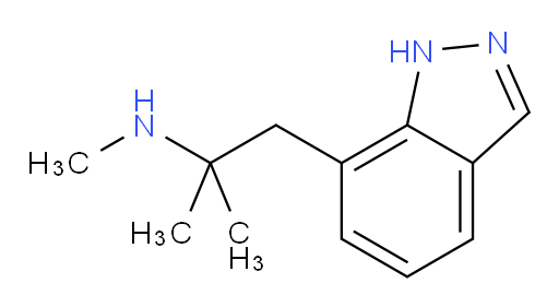 [1-(1H-indazol-7-yl)-2-methylpropan-2-yl](methyl)amine