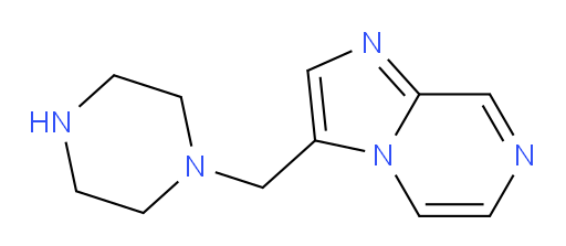 1-({imidazo[1,2-a]pyrazin-3-yl}methyl)piperazine