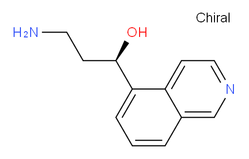 (1R)-3-amino-1-(isoquinolin-5-yl)propan-1-ol