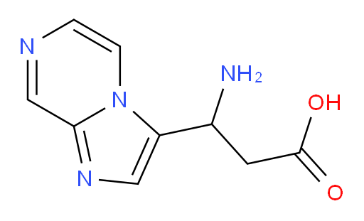 3-amino-3-{imidazo[1,2-a]pyrazin-3-yl}propanoic acid