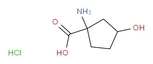 1-amino-3-hydroxycyclopentane-1-carboxylic acid hydrochloride