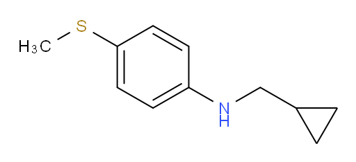 N-(cyclopropylmethyl)-4-(methylsulfanyl)aniline
