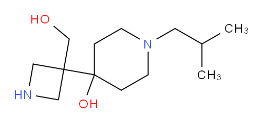 4-[3-(hydroxymethyl)azetidin-3-yl]-1-(2-methylpropyl)piperidin-4-ol