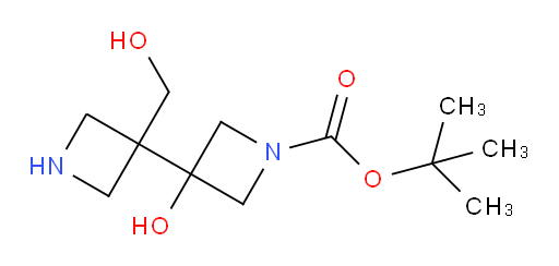 tert-butyl 3-hydroxy-3-[3-(hydroxymethyl)azetidin-3-yl]azetidine-1-carboxylate