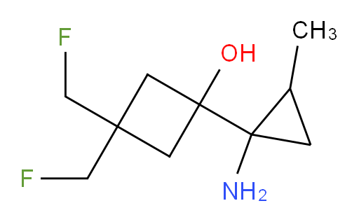 1-(1-amino-2-methylcyclopropyl)-3,3-bis(fluoromethyl)cyclobutan-1-ol