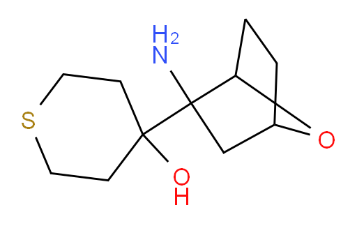 4-{2-amino-7-oxabicyclo[2.2.1]heptan-2-yl}thian-4-ol