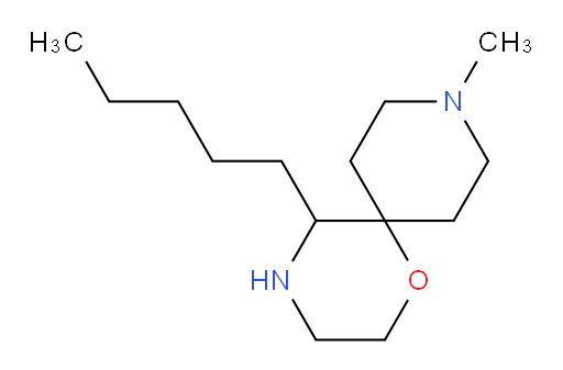 9-methyl-5-pentyl-1-oxa-4,9-diazaspiro[5.5]undecane