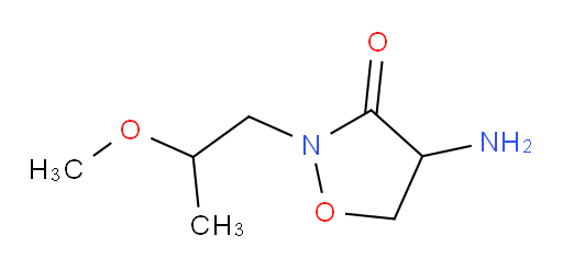 4-amino-2-(2-methoxypropyl)-1,2-oxazolidin-3-one
