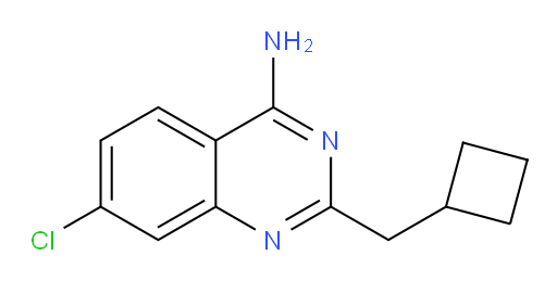 7-chloro-2-(cyclobutylmethyl)quinazolin-4-amine