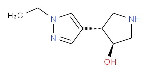 rac-(3R,4S)-4-(1-ethyl-1H-pyrazol-4-yl)pyrrolidin-3-ol