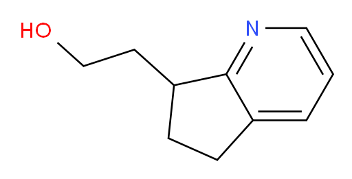2-{5H,6H,7H-cyclopenta[b]pyridin-7-yl}ethan-1-ol