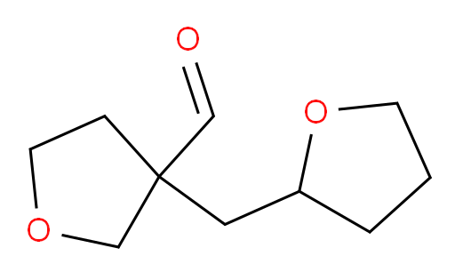 3-[(oxolan-2-yl)methyl]oxolane-3-carbaldehyde