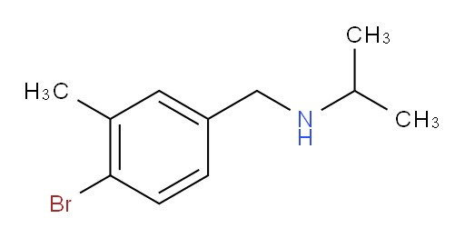 [(4-bromo-3-methylphenyl)methyl](propan-2-yl)amine