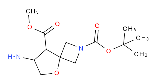 2-tert-butyl 8-methyl 7-amino-5-oxa-2-azaspiro[3.4]octane-2,8-dicarboxylate