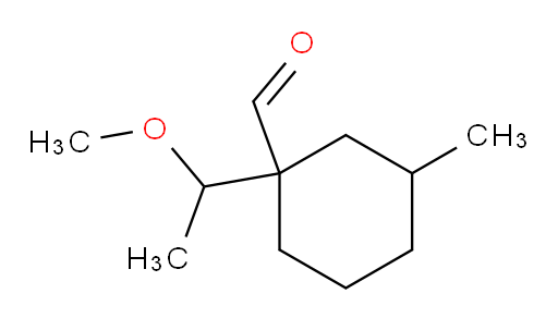 1-(1-methoxyethyl)-3-methylcyclohexane-1-carbaldehyde