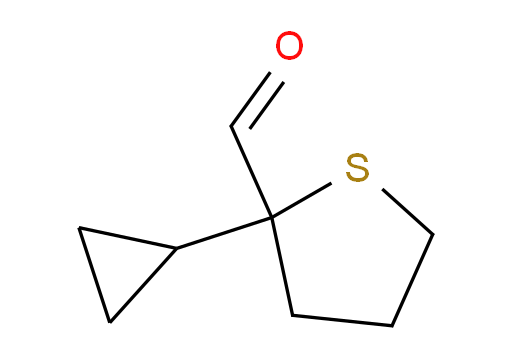 2-cyclopropylthiolane-2-carbaldehyde