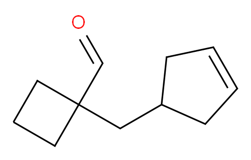 1-[(cyclopent-3-en-1-yl)methyl]cyclobutane-1-carbaldehyde
