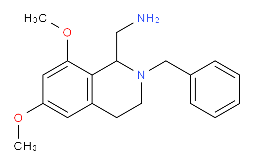 (2-benzyl-6,8-dimethoxy-1,2,3,4-tetrahydroisoquinolin-1-yl)methanamine