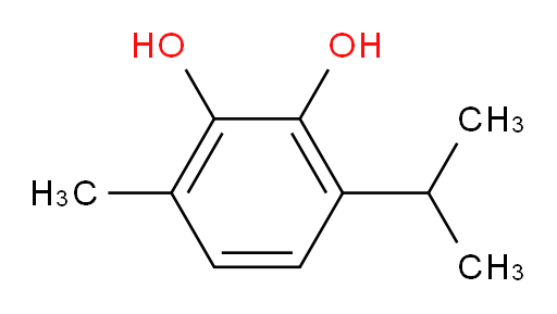 3-methyl-6-(propan-2-yl)benzene-1,2-diol