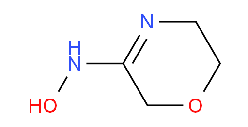 N-(5,6-dihydro-2H-1,4-oxazin-3-yl)hydroxylamine