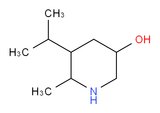 6-methyl-5-(propan-2-yl)piperidin-3-ol