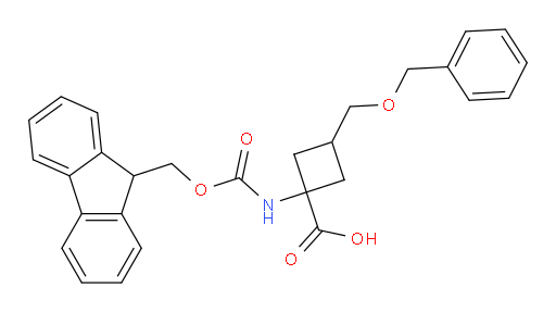 3-[(benzyloxy)methyl]-1-({[(9H-fluoren-9-yl)methoxy]carbonyl}amino)cyclobutane-1-carboxylic acid