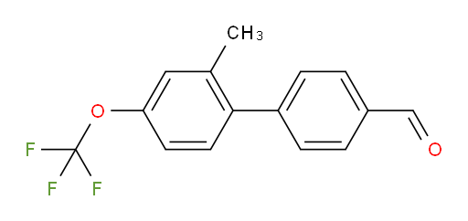 4-[2-methyl-4-(trifluoromethoxy)phenyl]benzaldehyde