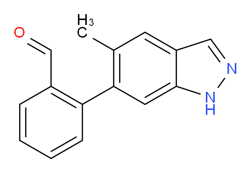 2-(5-methyl-1H-indazol-6-yl)benzaldehyde