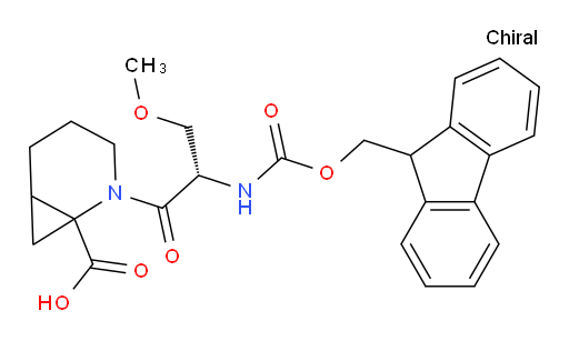 2-[(2S)-2-({[(9H-fluoren-9-yl)methoxy]carbonyl}amino)-3-methoxypropanoyl]-2-azabicyclo[4.1.0]heptane-1-carboxylic acid