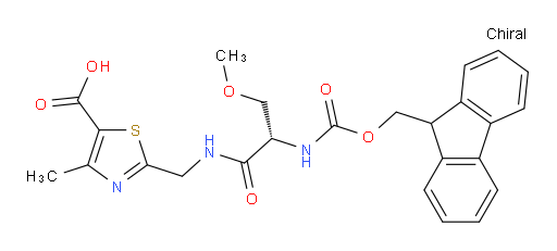 2-{[(2S)-2-({[(9H-fluoren-9-yl)methoxy]carbonyl}amino)-3-methoxypropanamido]methyl}-4-methyl-1,3-thiazole-5-carboxylic acid