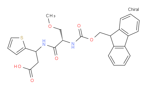 3-[(2S)-2-({[(9H-fluoren-9-yl)methoxy]carbonyl}amino)-3-methoxypropanamido]-3-(thiophen-2-yl)propanoic acid